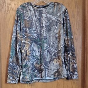 Camouflage Long Sleeve Men's Shirt